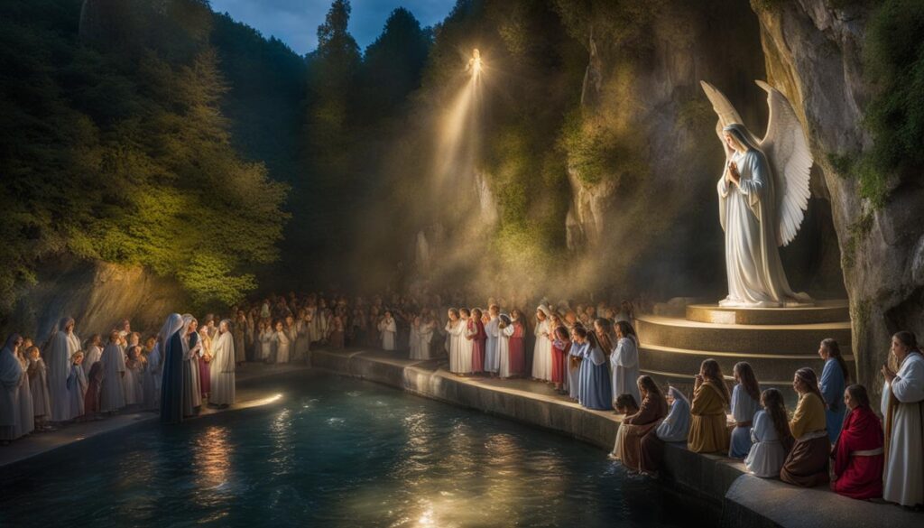 historia objawień w Lourdes