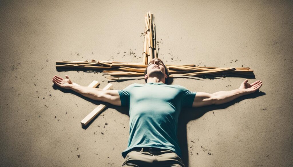 leżenie krzyżem leżenie krzyżem