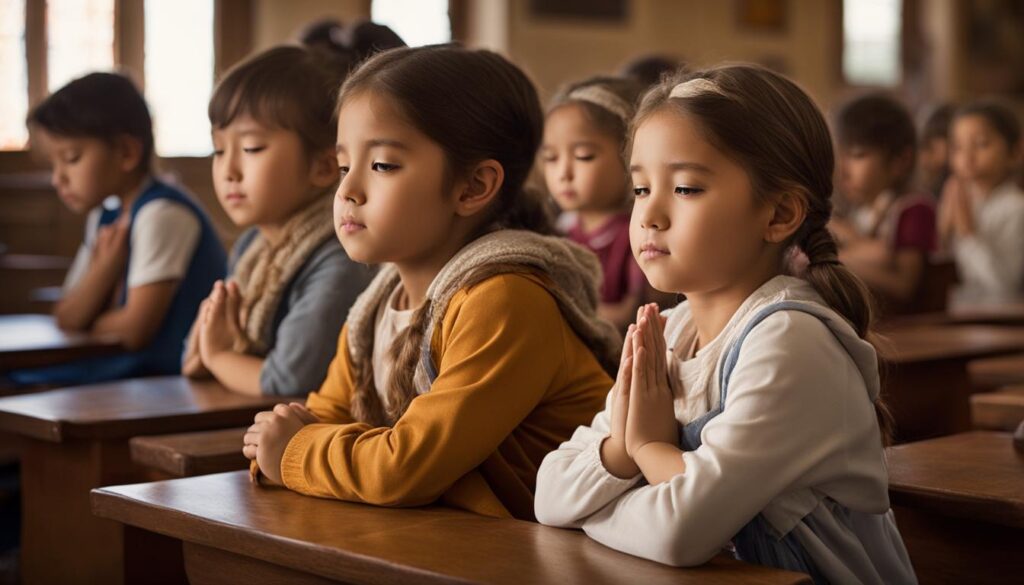 przygotowanie dzieci do modlitwy