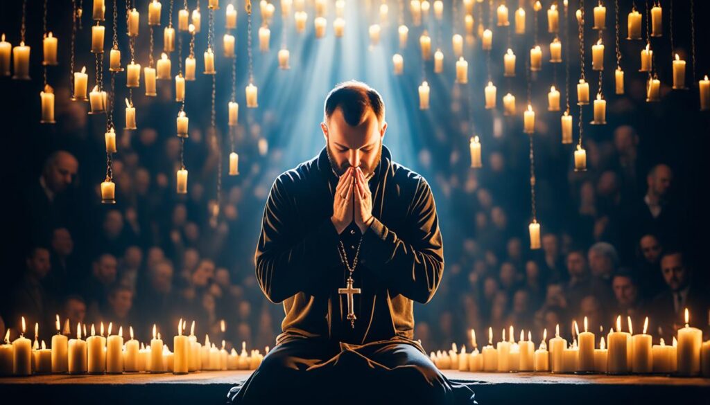 postawa podczas litani