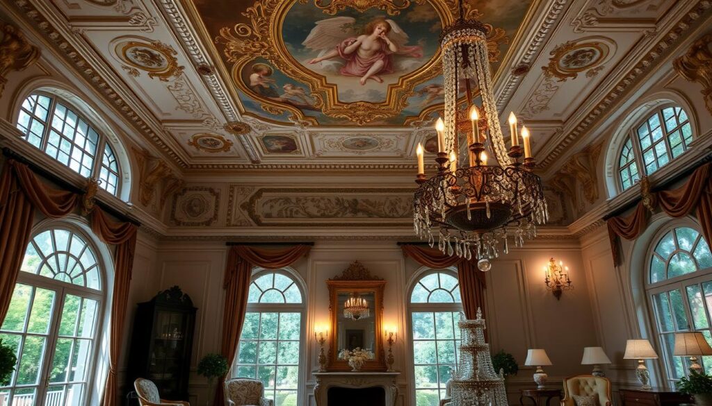 A stately manor's grandeur echoes within a luxurious abode, as opulent accents adorn the interior. Ornate crown moldings, intricate ceiling frescoes, and gilded mirrors grace the palatial surroundings. Cascading chandeliers cast a warm, ambient glow, illuminating the sumptuous fabrics and plush furnishings. Towering arched windows offer glimpses of manicured gardens, their verdant hues contrasting with the rich, elegant decor. This harmonious blend of classical elegance and modern sophistication creates an atmosphere of refined opulence, befitting the prestigious residence of Dagmara Kaźmierska.